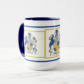 Osborne-Familienwappen* Osborne-Wappen* Tasse (Vorderseite Links)