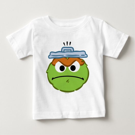 Oscar Angry Face Baby T-shirt (Vorderseite)