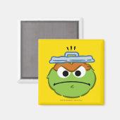 Oscar Angry Face Magnet (Vorderseite/Rückseite)