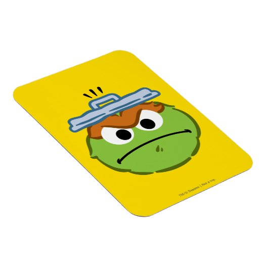 Oscar Angry Face Magnet (Rechte Seite)
