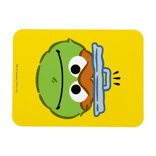 Oscar Angry Face Magnet (Horizontal)