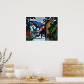 Oscar Bluemner Alter Kanal Port Poster (Küche)