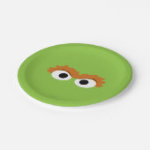 Oscar das große Gesicht der Erde Pappteller (Schrägansicht)