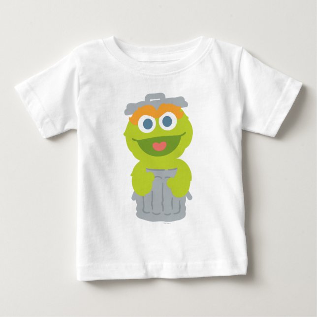 Oscar das Grouch Baby Baby T-shirt (Vorderseite)