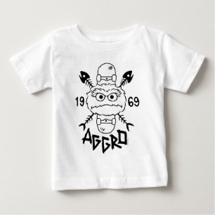 Oscar das Grouch-Skate-Logo - Aggro 1969 Baby T-shirt