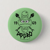 Oscar das Grouch-Skate-Logo - Aggro 1969 Button (Vorderseite)