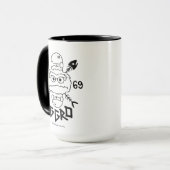 Oscar das Grouch-Skate-Logo - Aggro 1969 Tasse (Vorderseite Links)