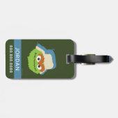 Oscar das Grouch-Wald-Gesicht | Informationen hinz Gepäckanhänger (Rückseite horizontal)