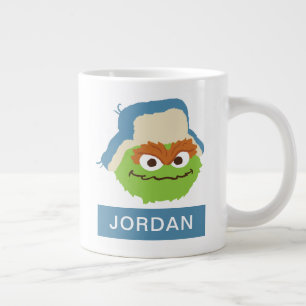 Oscar das Grouch-Wald-Gesicht Name hinzufügen Jumbo-Tasse