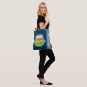 Oscar das Grouch-Wald-Gesicht | Name hinzufügen Tasche (Am Model)