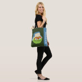 Oscar das Grouch-Wald-Gesicht | Name hinzufügen Tasche (Am Model)