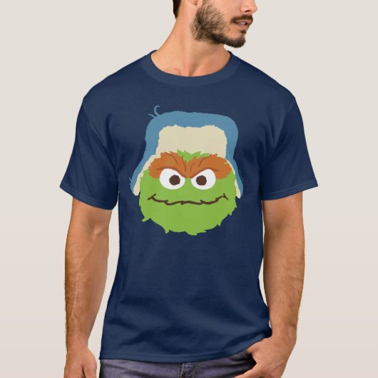 Oscar das Grouch-Wald-Gesicht T-Shirt (Vorderseite)