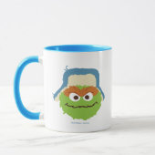 Oscar das Grouch-Wald-Gesicht Tasse (Links)