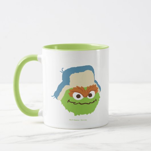 Oscar das Grouch-Wald-Gesicht Tasse (Links)
