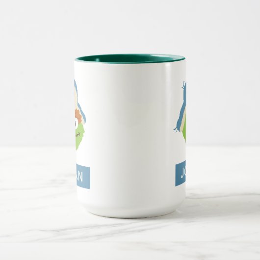 Oscar das Grouch-Wald-Gesicht Tasse (Zentrum)