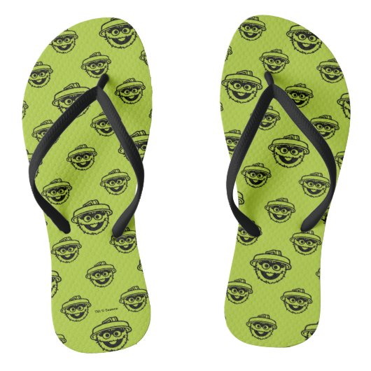 Oscar das Grün der Grouch Badesandalen (Fußbett)