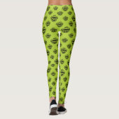 Oscar das Grün der Grouch Leggings (Rückseite)