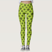 Oscar das Grün der Grouch Leggings (Vorderseite)