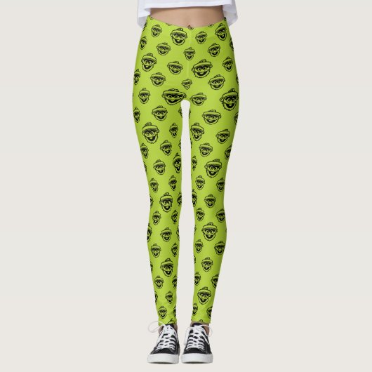 Oscar das Grün der Grouch Leggings (Vorderseite)