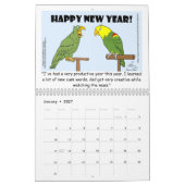 Oscar der Cartoon Parrot 2022 Kalender (Jan 2027)