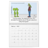 Oscar der Cartoon Parrot 2024 Kalender (Feb 2027)