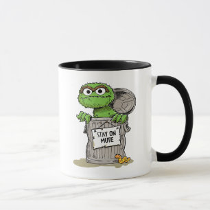 Oscar der Griesgram   Bleib Stumm Becher Tasse