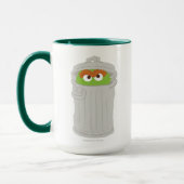 Oscar der Griesgram & sein Müllcontainer Tasse (Links)