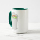 Oscar der Griesgram & sein Müllcontainer Tasse (Vorderseite Links)