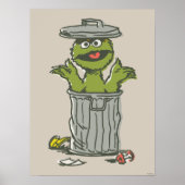 Oscar der Griesgram Vintage Poster (Vorne)