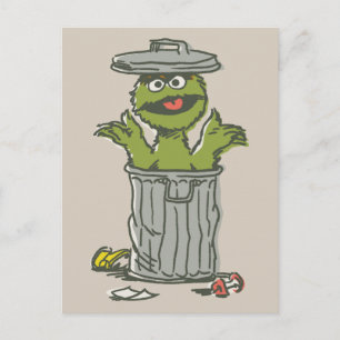 Oscar der Grobian Vintage Postkarte