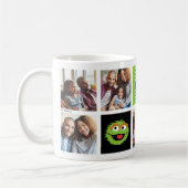 Oscar der Grouch | Beste Mama FotoCollage Kaffeetasse (Links)