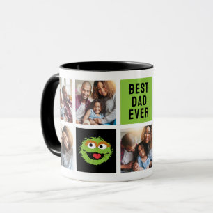 Oscar der Grouch   Beste Vater-FotoCollage Tasse