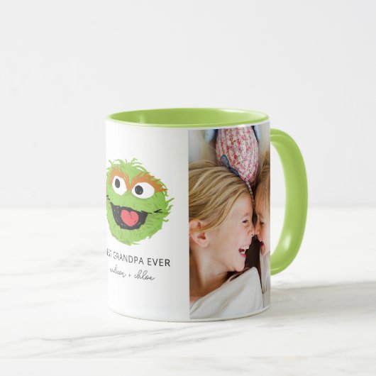 Oscar der Grouch | Bester Opa - Foto Tasse (VorderseiteRechts)