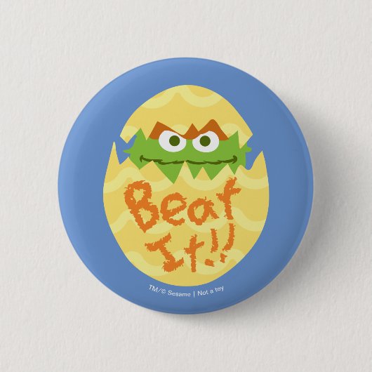 Oscar der Grouch Button (Vorderseite)