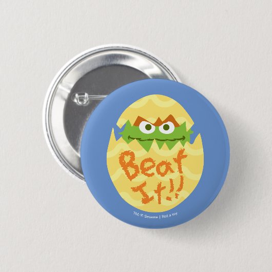 Oscar der Grouch Button (Vorne & Hinten)