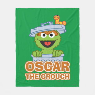 Oscar der Grouch Classic Style Fleecedecke