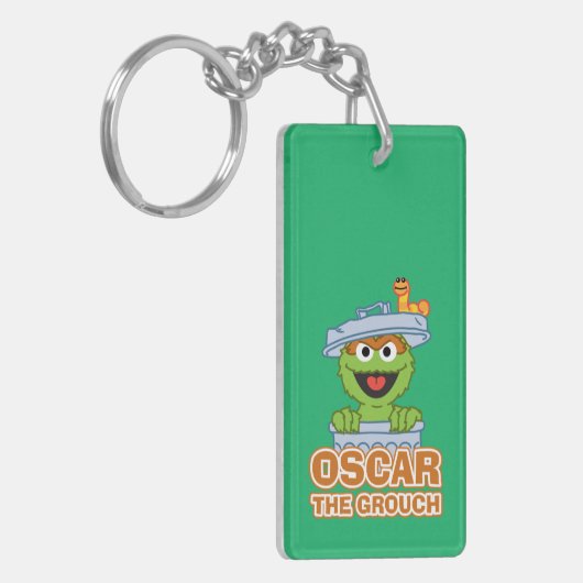Oscar der Grouch Classic Style Schlüsselanhänger (Vorderseite links)