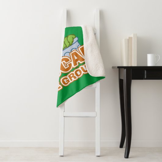 Oscar der Grouch Classic Style Sherpadecke (Beispiel)