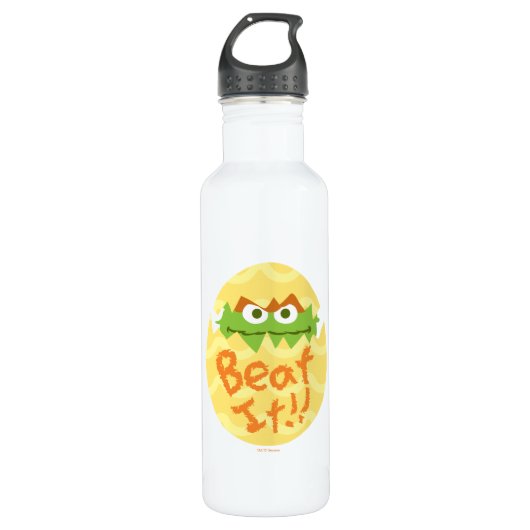Oscar der Grouch Edelstahlflasche (Vorderseite)