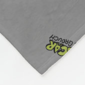 Oscar der Grouch | Graues Muster Fleecedecke (Ecke)