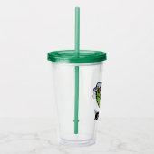 Oscar der Grouch | I Feel Grouchy | Name hinzufüge Acryltrinkbecher (Rechts)