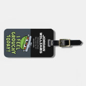 Oscar der Grouch | I Feel Grouchy | Name hinzufüge Gepäckanhänger (Vorderseite horizontal)