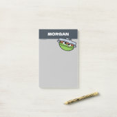 Oscar der Grouch | I Feel Grouchy | Name hinzufüge Post-it Klebezettel (Auf Schreibtisch)