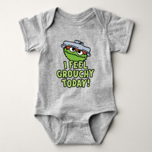 Oscar der Grouch   Ich fühle mich heute Grouchy! Baby Strampler