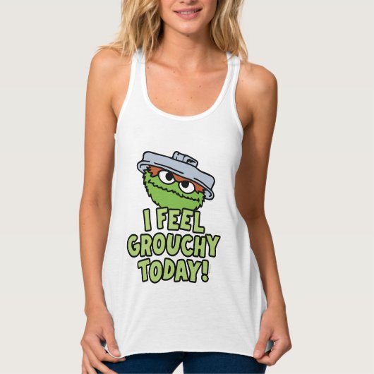Oscar der Grouch | Ich fühle mich heute Grouchy! Tank Top (Vorderseite)