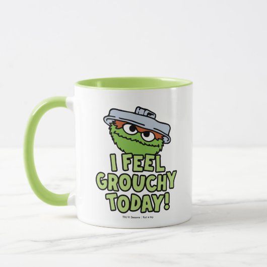 Oscar der Grouch | Ich fühle mich heute Grouchy! Tasse (Links)