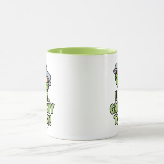Oscar der Grouch | Ich fühle mich heute Grouchy! Tasse (Zentrum)
