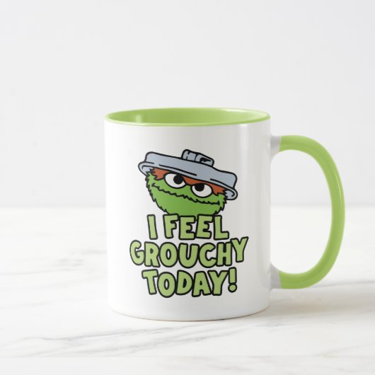 Oscar der Grouch | Ich fühle mich heute Grouchy! Tasse (Rechts)