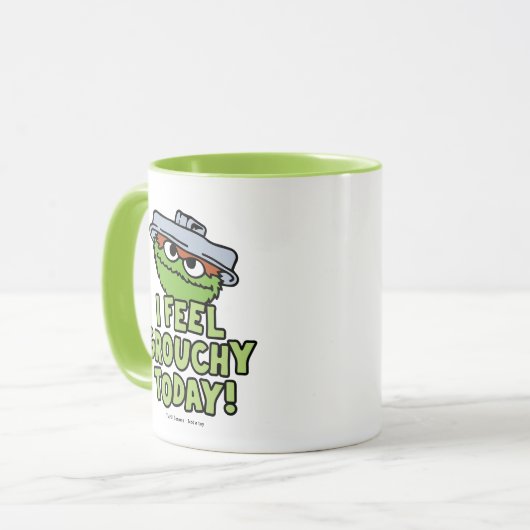Oscar der Grouch | Ich fühle mich heute Grouchy! Tasse (Vorderseite Links)