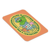 Oscar der Grouch | Monster Treasure Abzeichen Magnet (Rechte Seite)